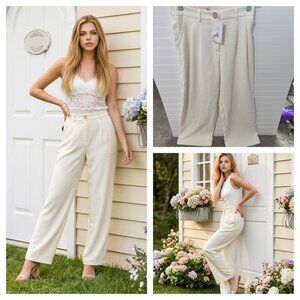 NWT xs illusory high rise dress pants